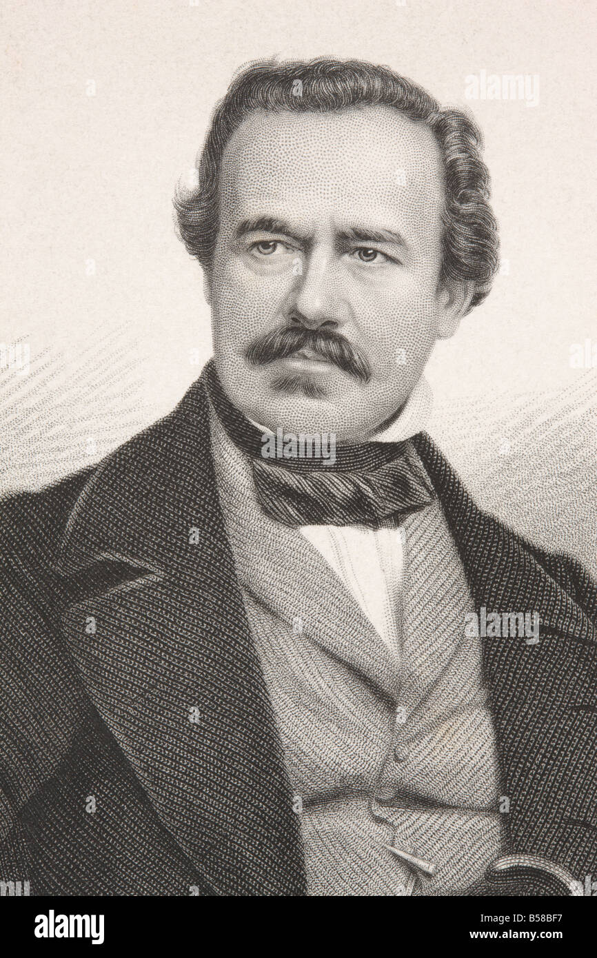 Sir James Outram, 1803 - 1863, 1st Baronet. English General during the Indian Mutiny, 1857 - 1858. Stock Photo