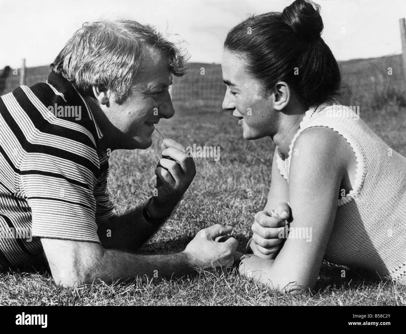 Togetherness for Tommy Docherty and Mary Brown, relaxing in a remote Stock  Photo - Alamy