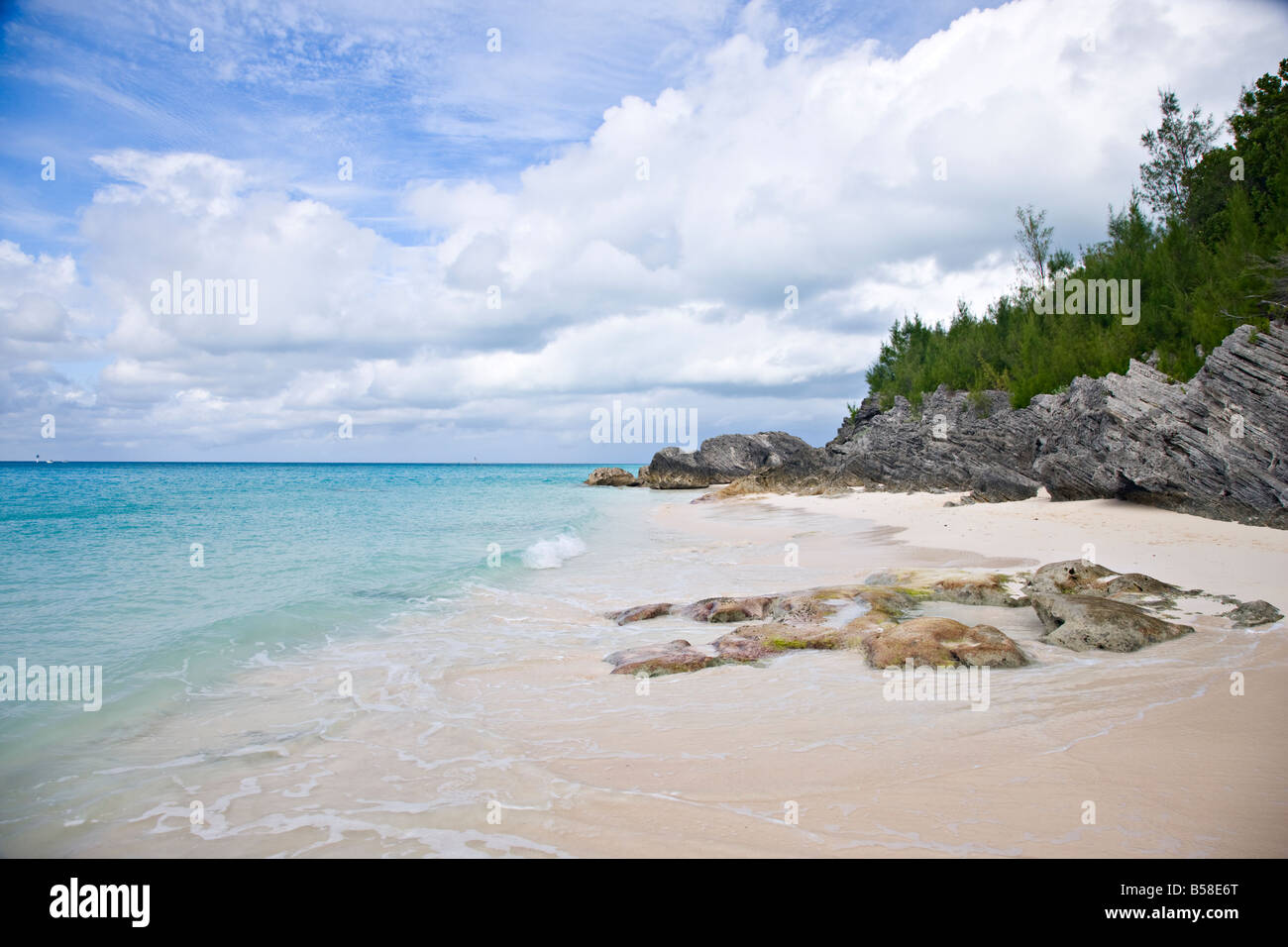 West Whale Bay Beach, Southampton, Bermuda Stock Photo
