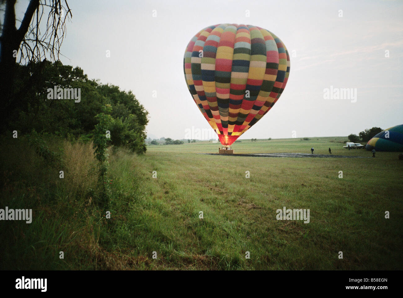 South Africa, Gauteng, Johannesburg, Balloon Safari Stock Photo Alamy