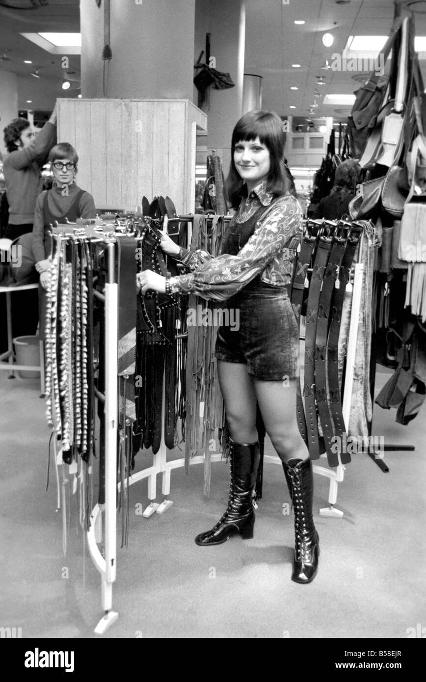 1970 s fashion Black and White Stock Photos & Images - Alamy