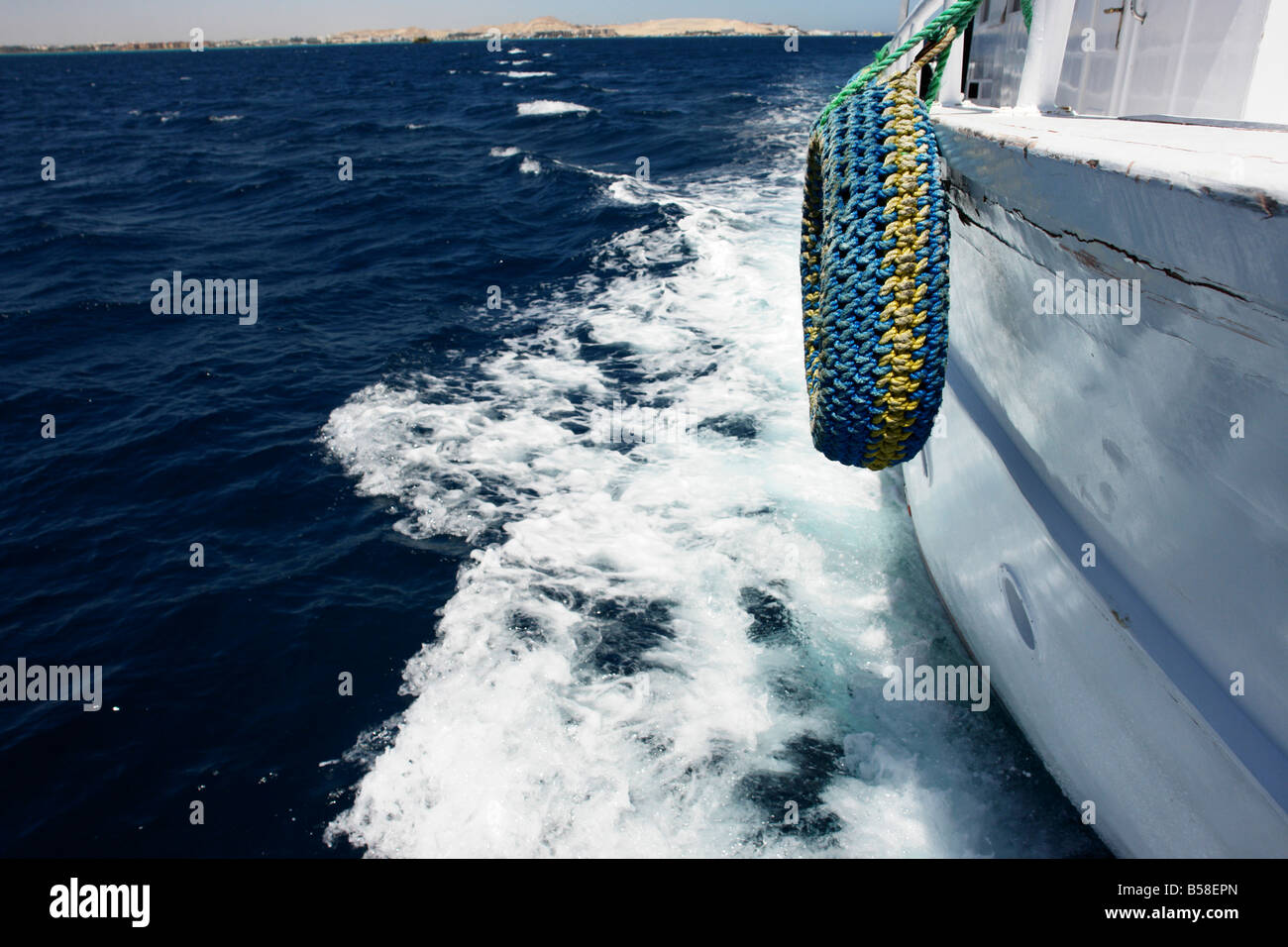white ship boat in the red sea Stock Photo - Alamy