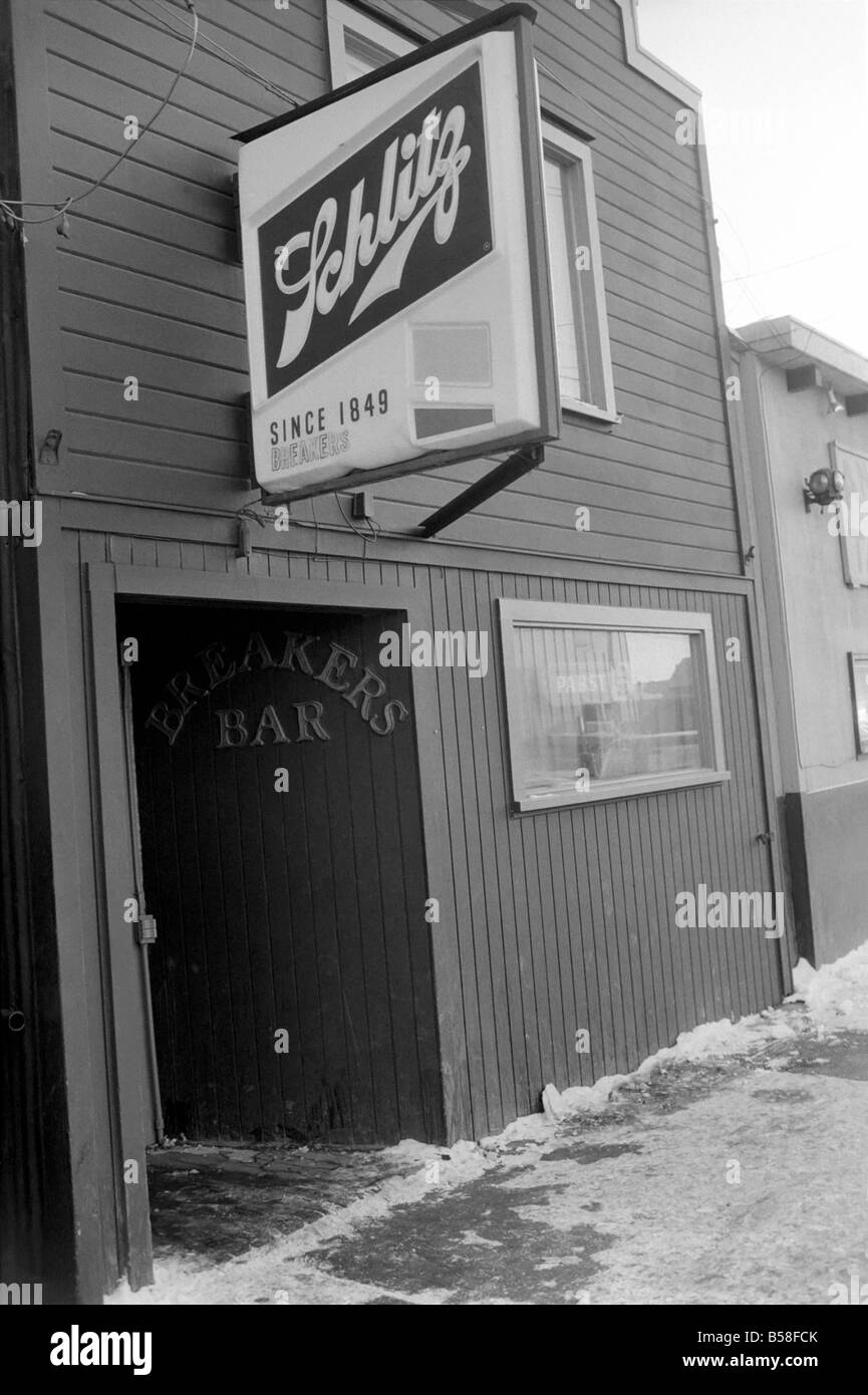 Prudhoe Bay Alaska. April 1977 7702128007 Stock Photo Alamy
