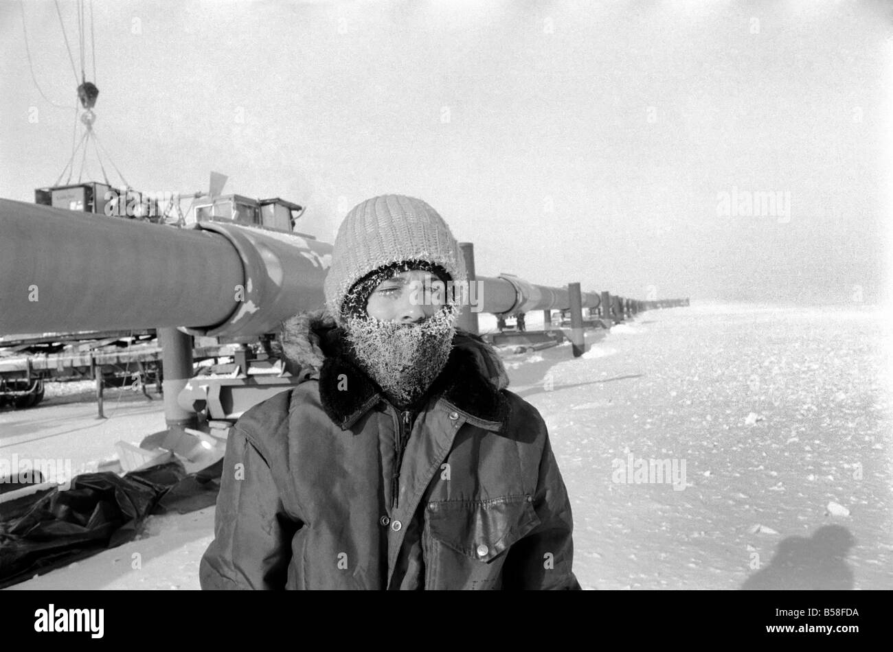 Prudhoe Bay Alaska. April 1977 7702128015 Stock Photo Alamy