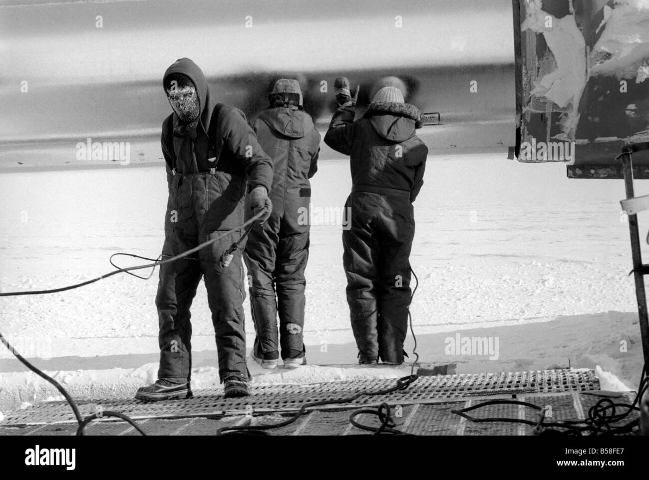 Prudhoe Bay Alaska. April 1977 7702128030 Stock Photo Alamy