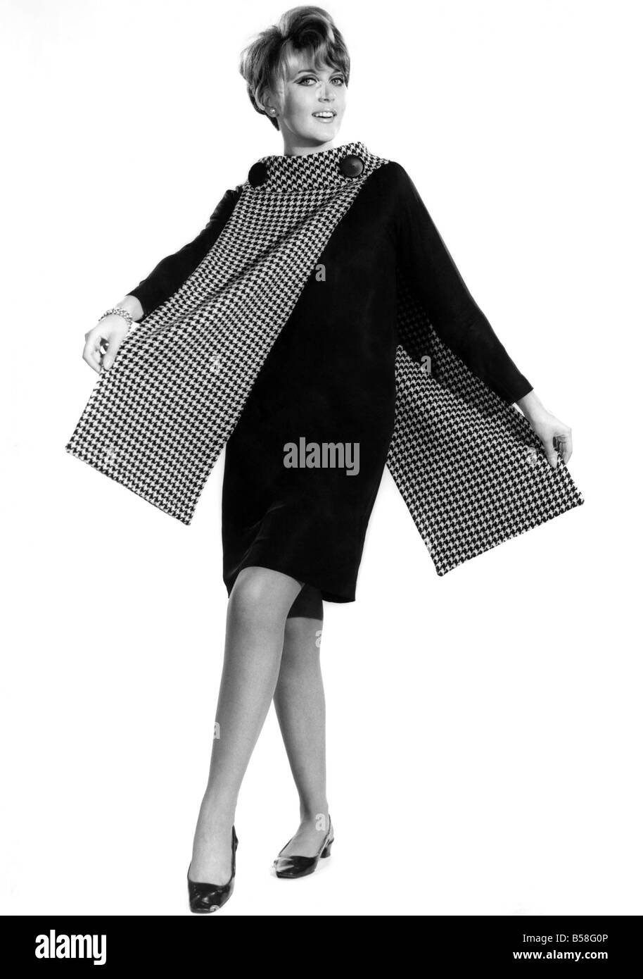 Reveille fashion. Delia Freemer. November 1966 P006676 Stock Photo