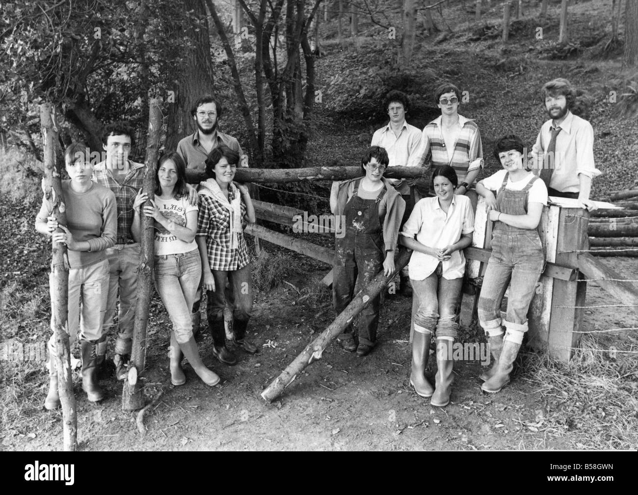 Volunteers take part Black and White Stock Photos & Images - Alamy