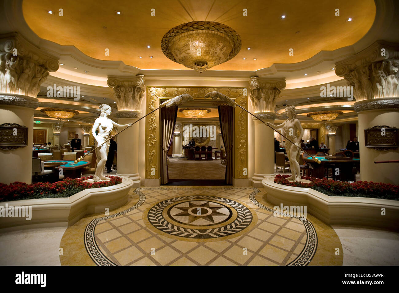 Palace Court, Caesars Palace Hotel and Casino, Las Vegas, Nevada Stock  Photo - Alamy