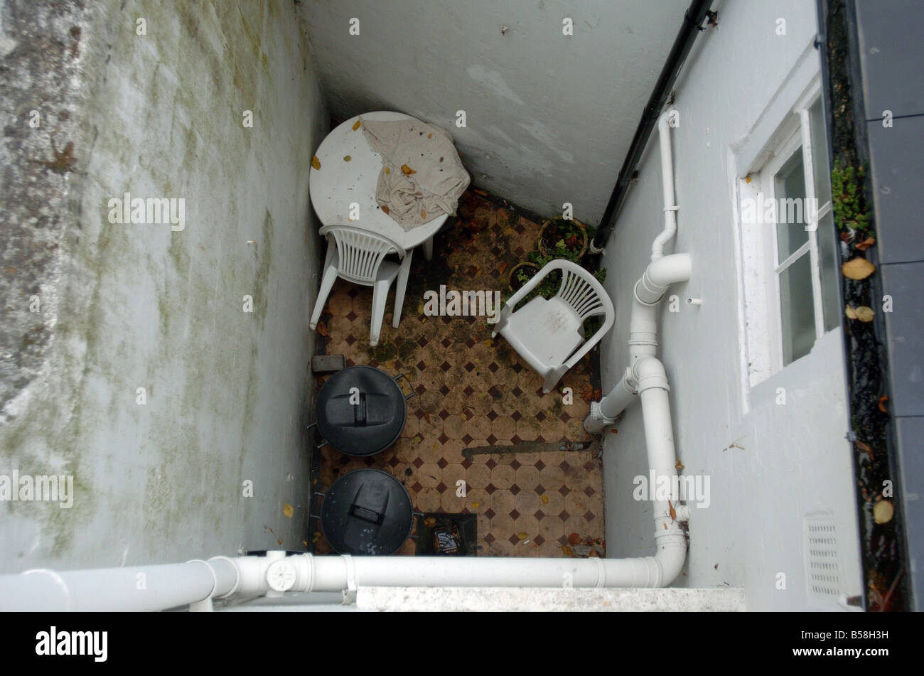 Previous addresses of Peter Tobin in Brighton O P S Back yard at 47