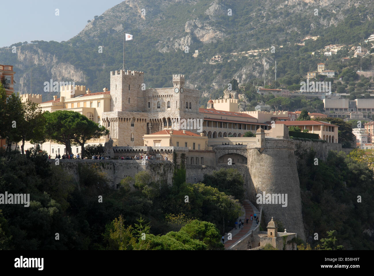 The Royal Palace in Monaco Stock Photo