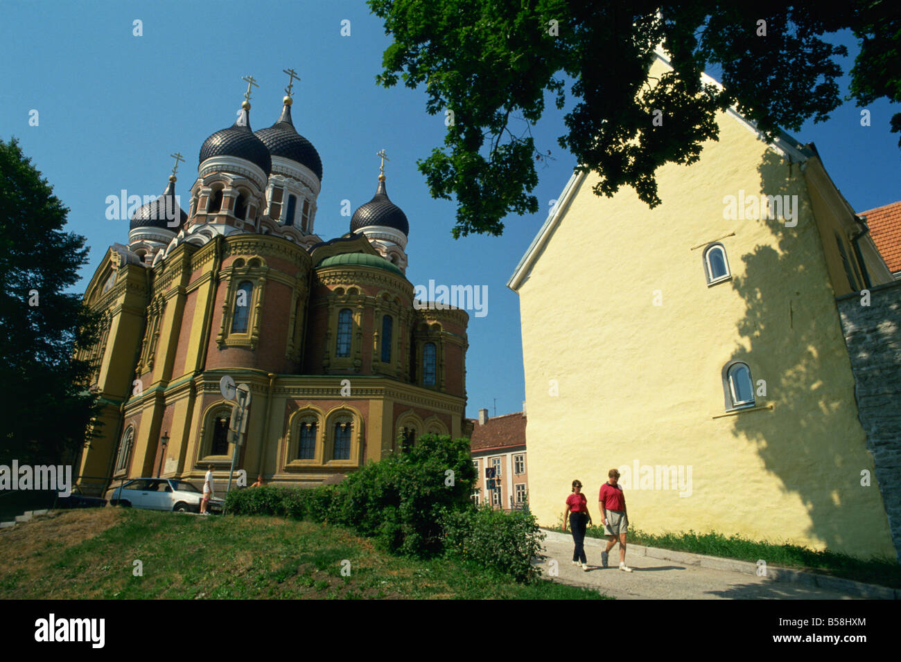 Alexander Nevsky cathedral Tallinn Estonia Baltic States Europe Stock Photo