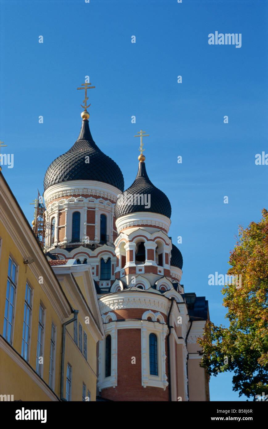 Alexander Nevsky Cathedral, Old Town, UNESCO World Heritage Site, Tallinn, Estonia, Baltic States, Europe Stock Photo