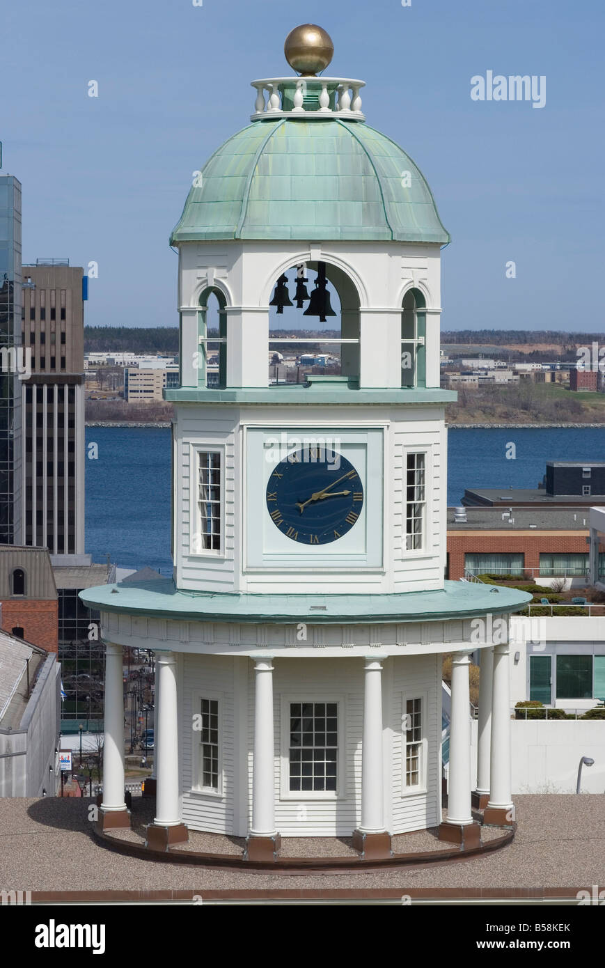 19th century clock tower, one of the city's landmarks, Halifax, Nova