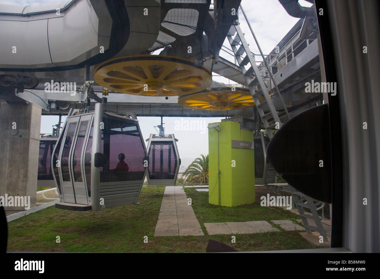 Montjuic cable car from hi-res stock photography and images - Alamy