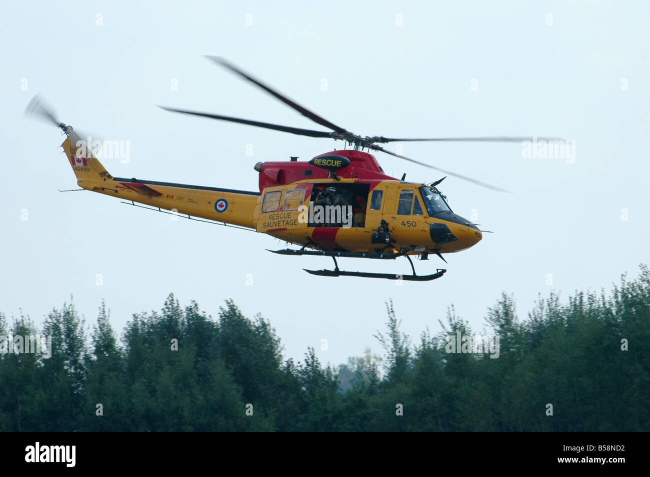 Canadian Search and Rescue Helicopter Stock Photo Alamy