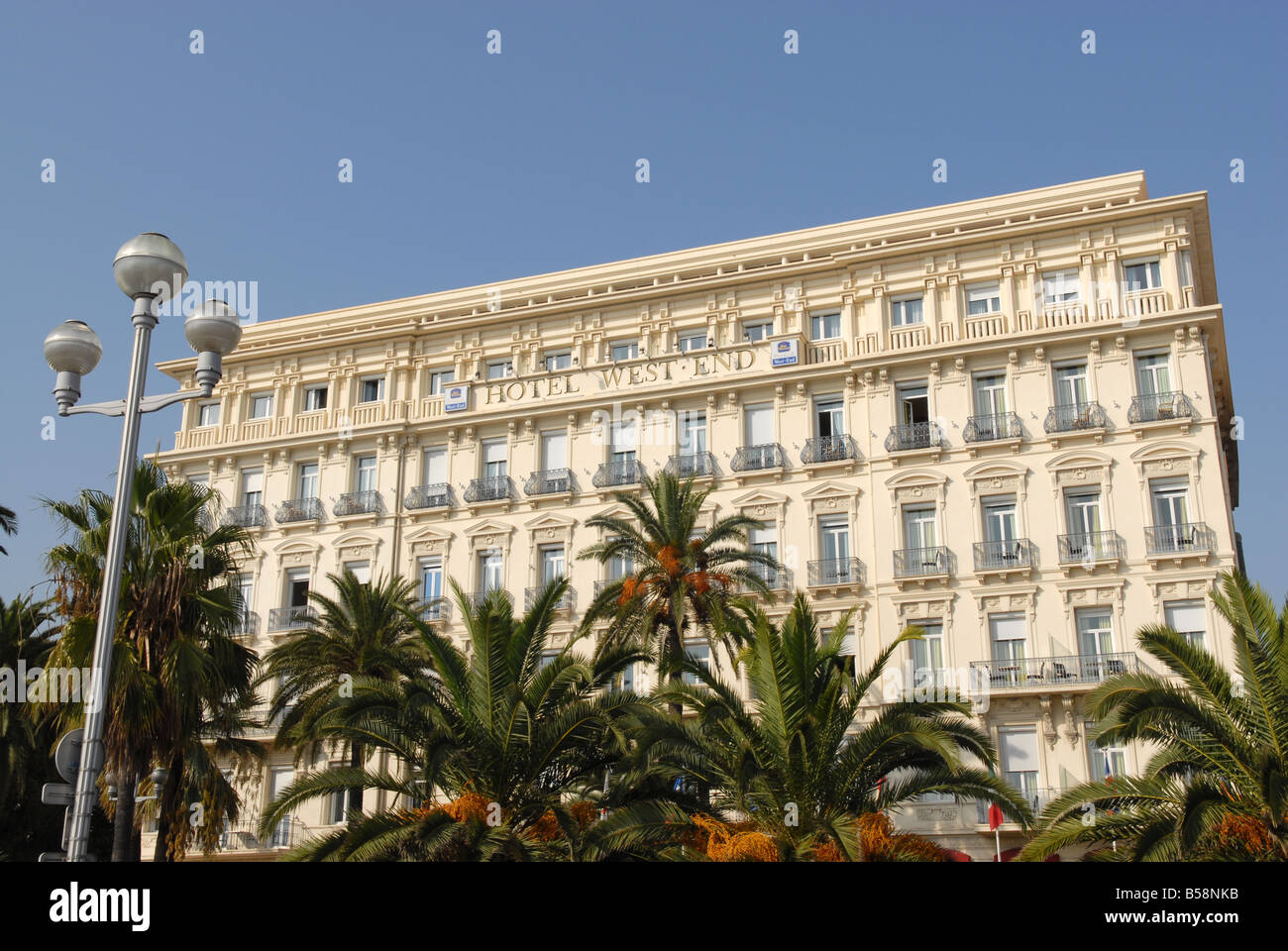 Hotel West End in Nice France Stock Photo Alamy