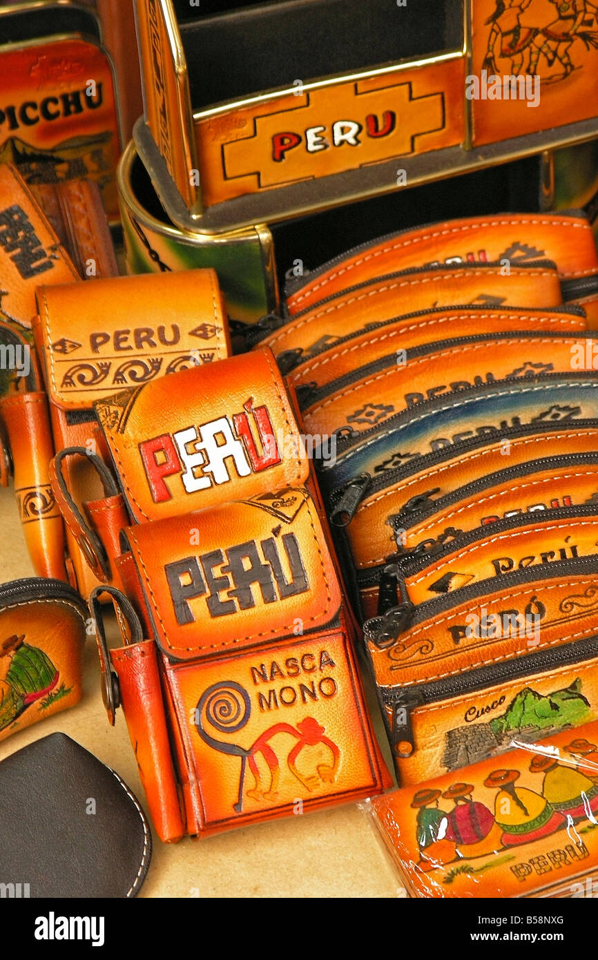 Handicraft market lima peru hi-res stock photography and images - Alamy