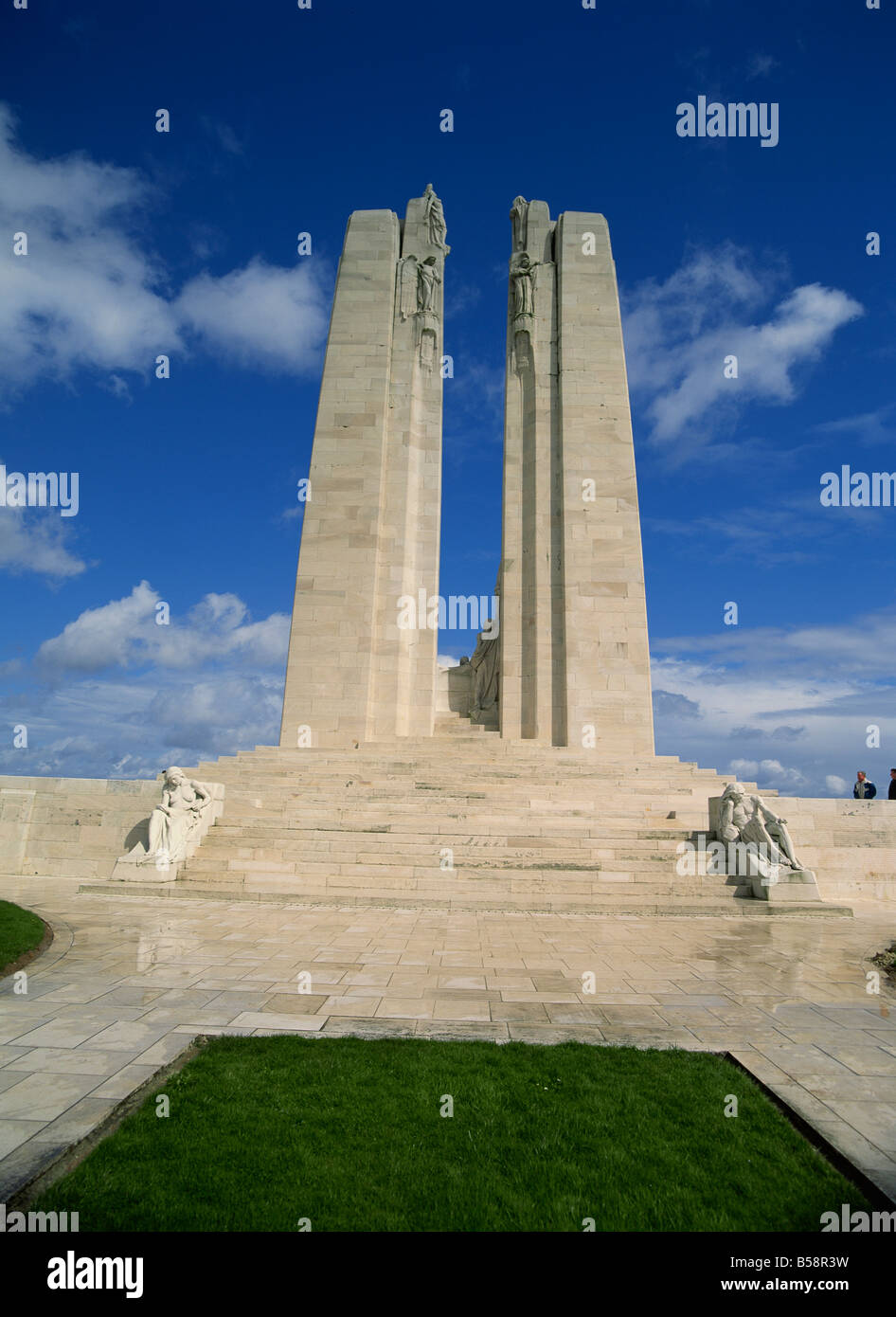 First World War Vimy Canadian Memorial near Lens Nord Pas de Calais Nord Picardiy France Europe Stock Photo