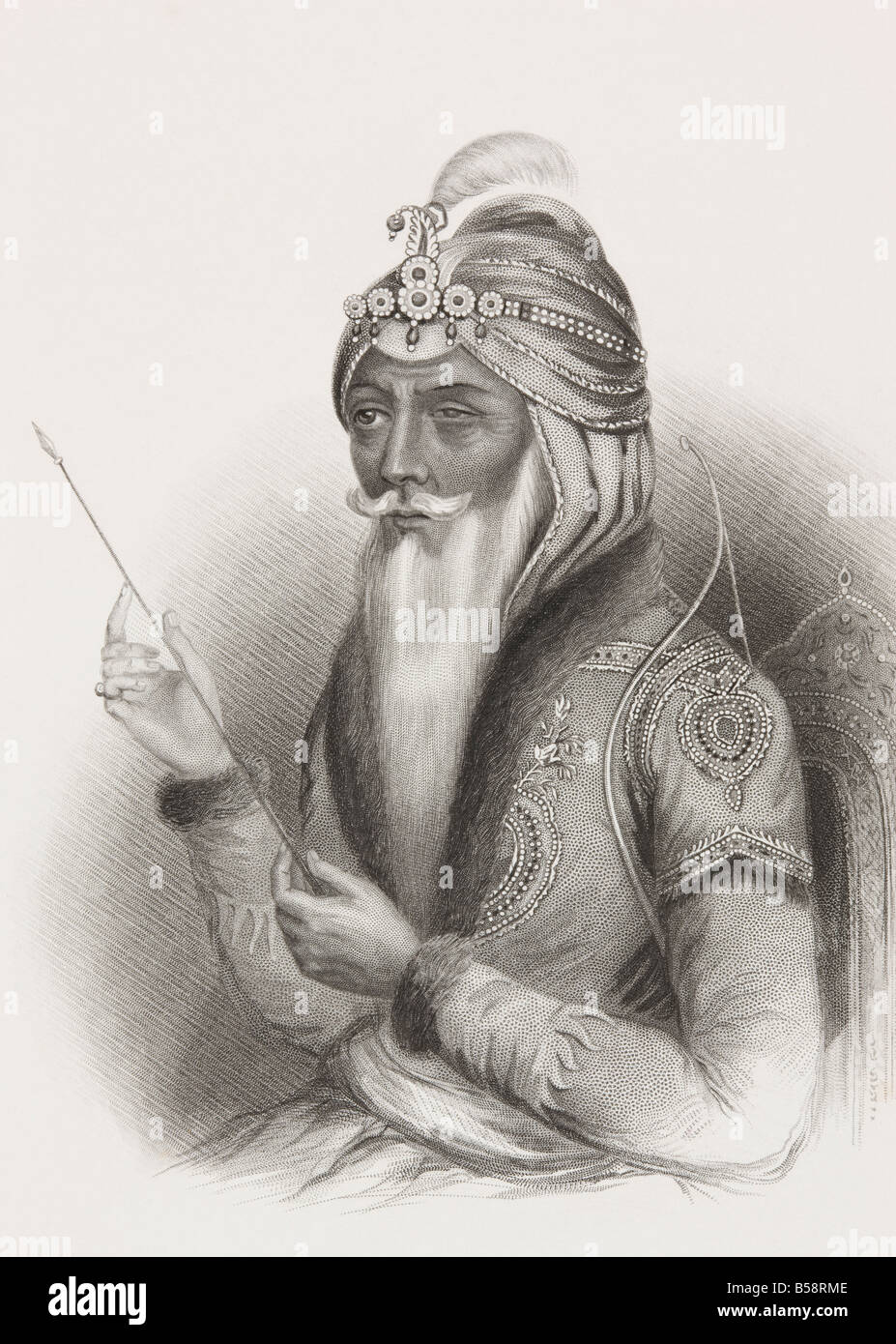 Maharaja Ranjit Singh Drawing || Part-1 || Timelapse Drawing Video || ES  Creative Arts || - YouTube
