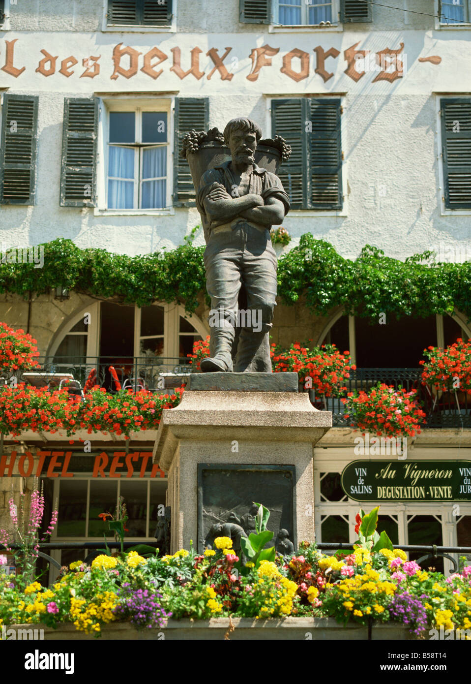 Salins-les-Bains, Jura, Franche Comte, France, Europe Stock Photo