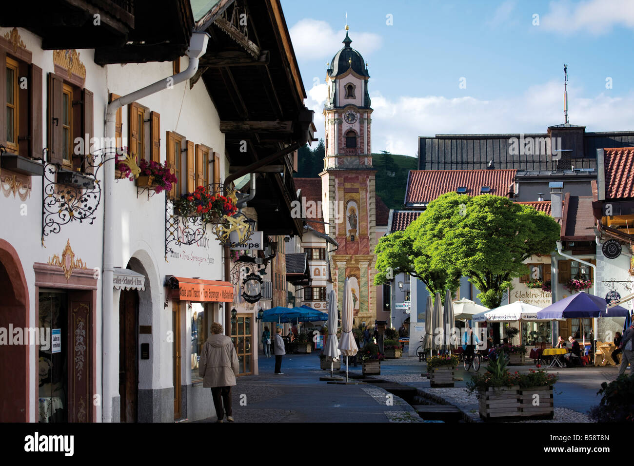 Germany, Bavaria, Mittenwald, Cityscape Stock Photo - Alamy