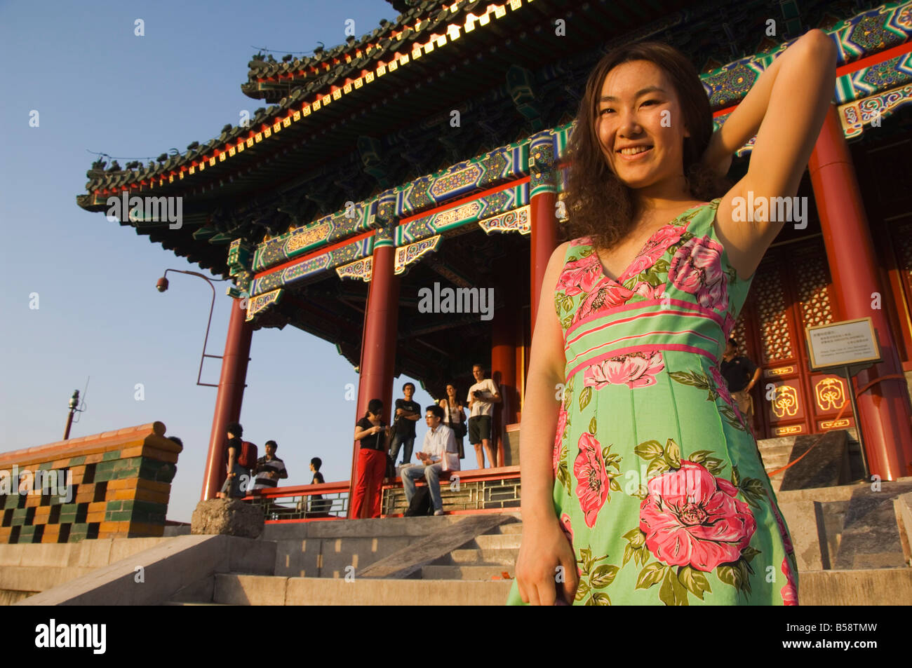 Young smiling chinese model posing hi-res stock photography and images ...