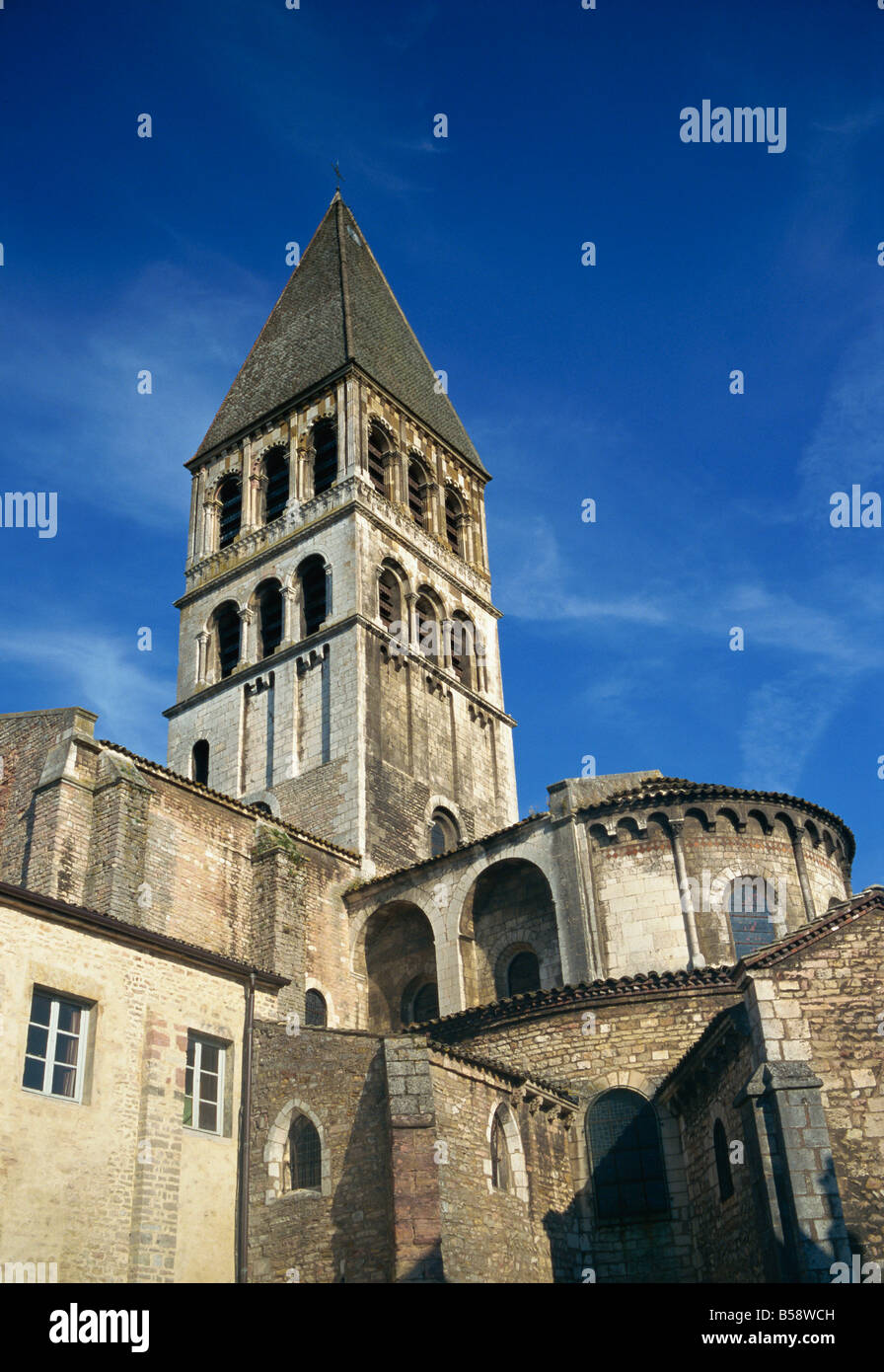 Abbaye St Philibert Tournus Bourgogne France Europe Stock Photo Alamy