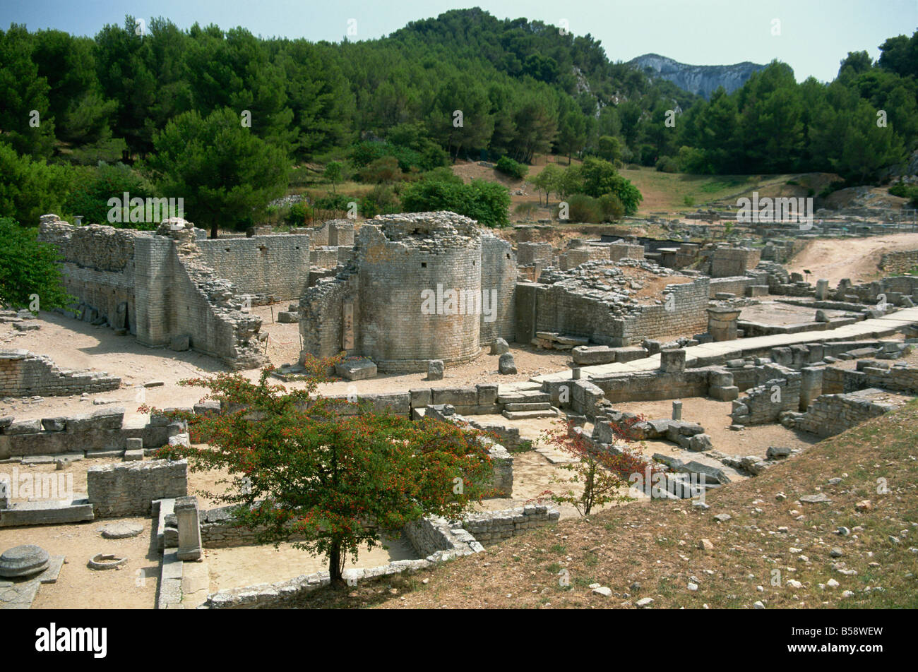 The remains of Roman town of Glanum, Les Antiques, The Alpilles, St