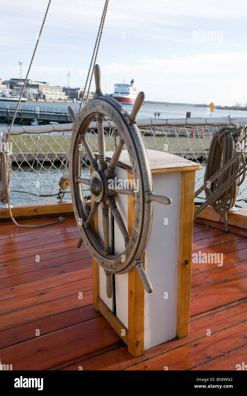 Sailing ship helm hires stock photography and images Alamy