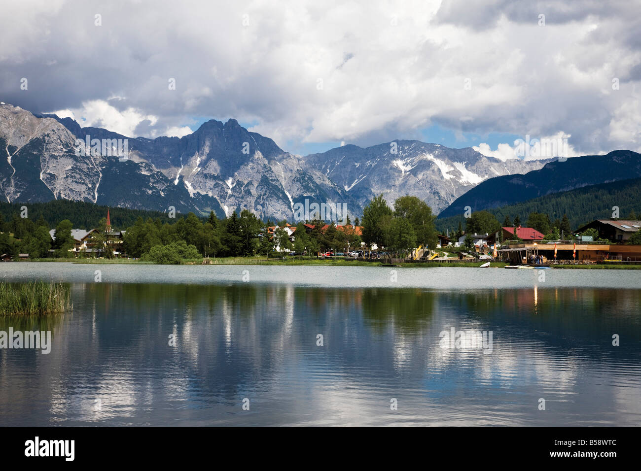 Austria, Tyrol, Seefeld, Wildsee Stock Photo
