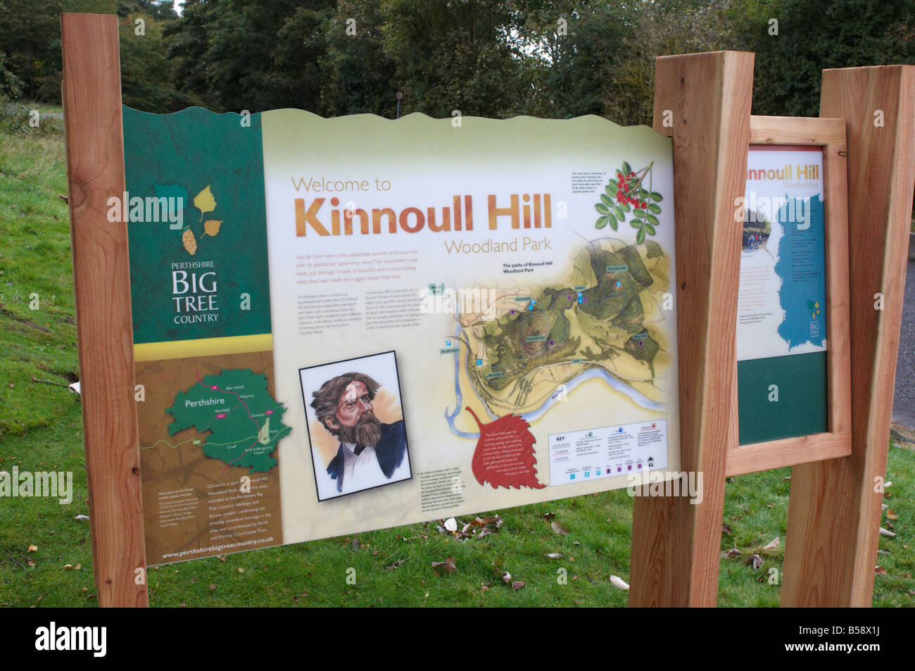 Perth Kinnoull Hill Scotland UK Stock Photo Alamy