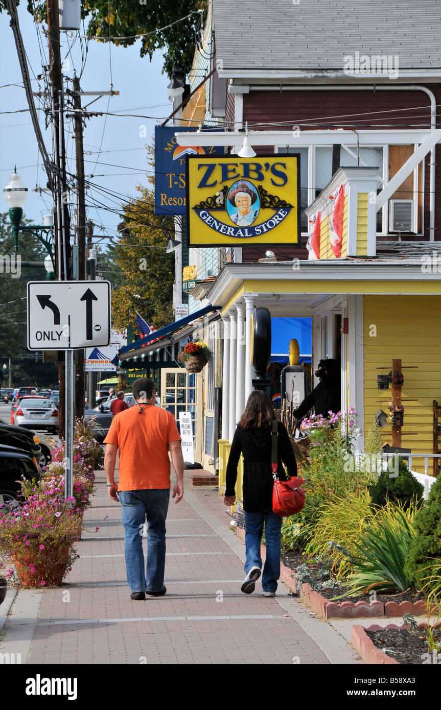 Main Street in North Conway, New Hampshire, USA Stock Photo Alamy