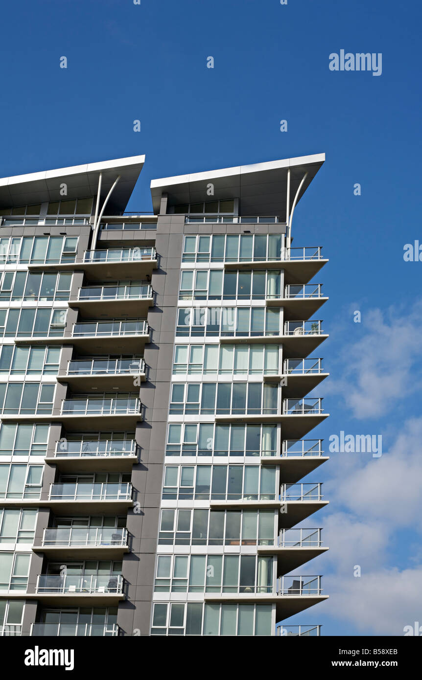 Condominium in downtown Vancouver Stock Photo