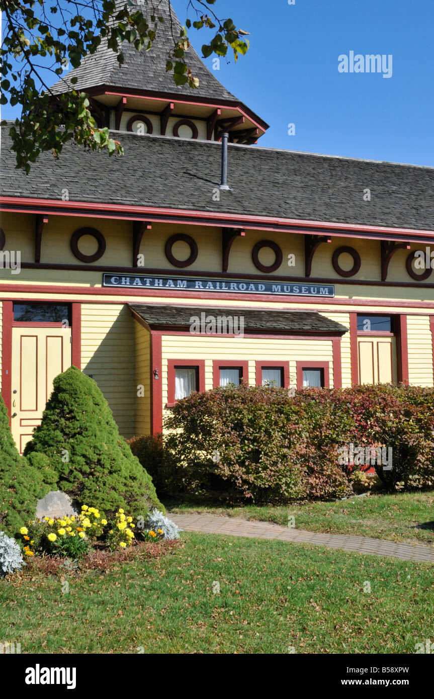 Chatham Railroad Museum on Cape Cod, MA, USA Stock Photo