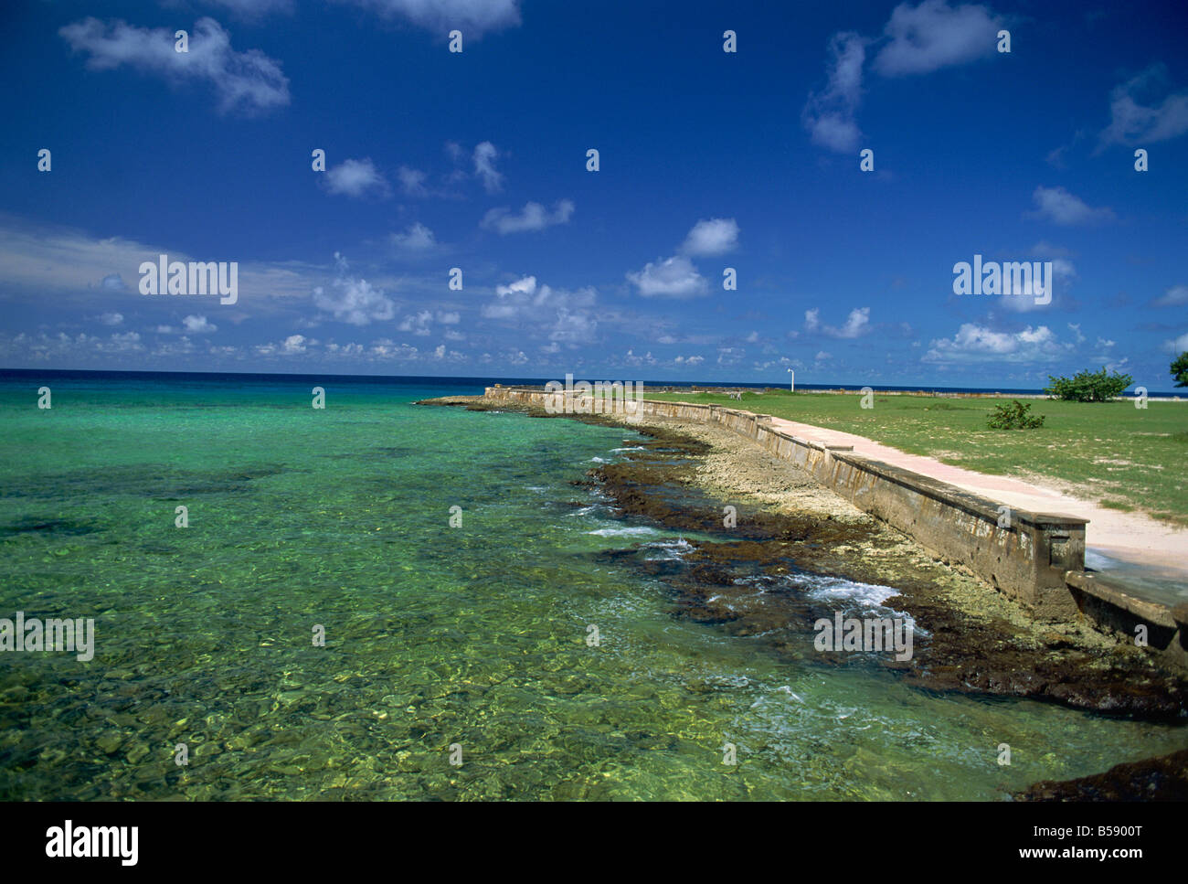 Playa Giron fringing coral reef, Bahia de Cochinos (Bay of Pigs), Cuba, West Indies, Central America Stock Photo