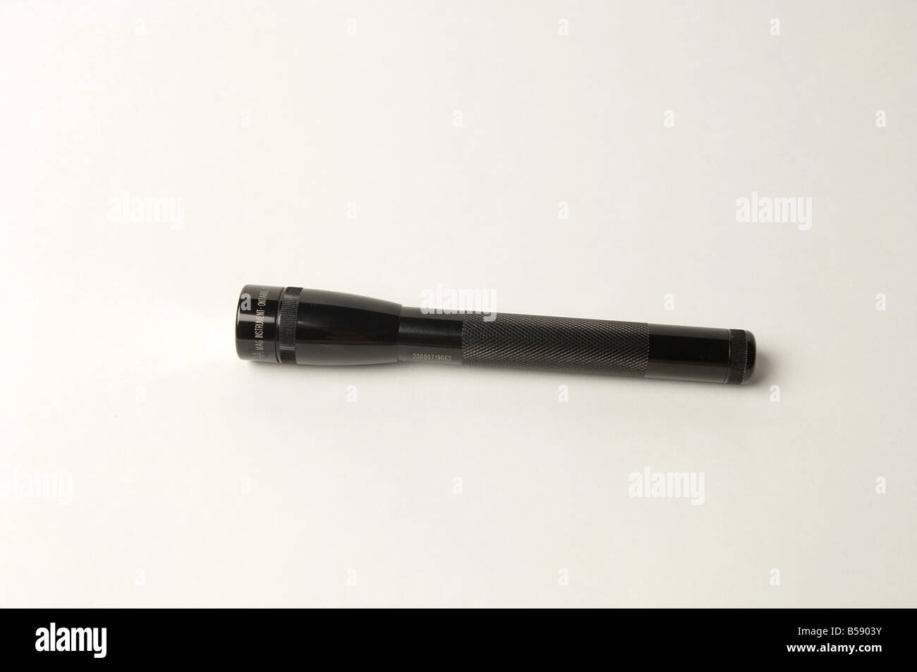 Flashlight Torch With An Aluminum Body And Led Electronic Construction