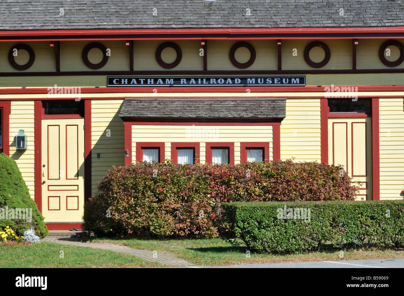 Chatham Railroad Museum on Cape Cod Stock Photo