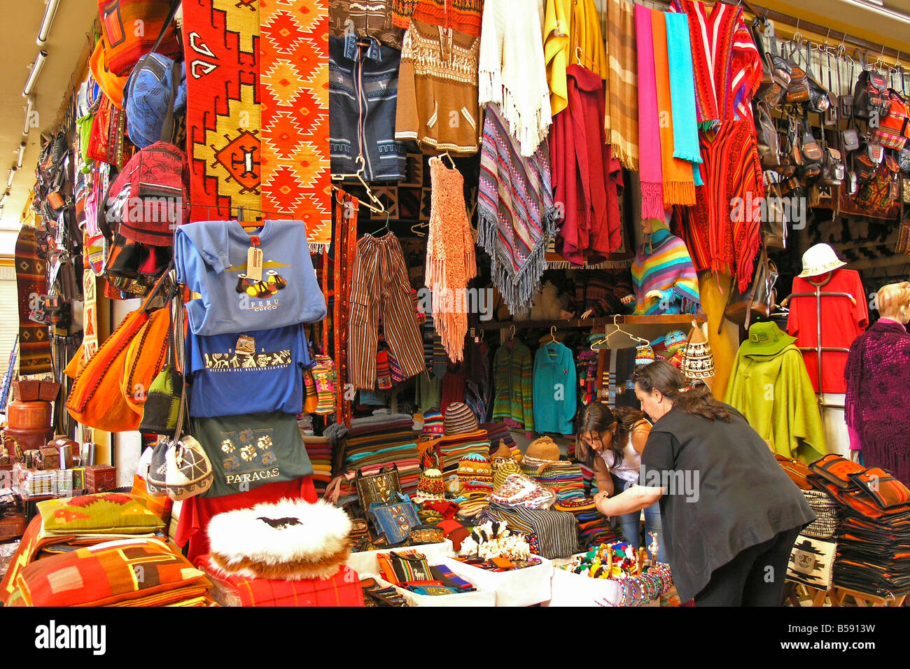Inca market. Lima. Peru Stock Photo - Alamy