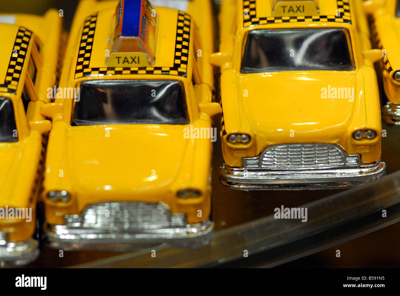 Taxi Cab NY Souvenir Stock Photo