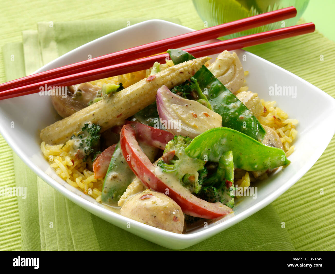 Vegetable stir fry Stock Photo - Alamy