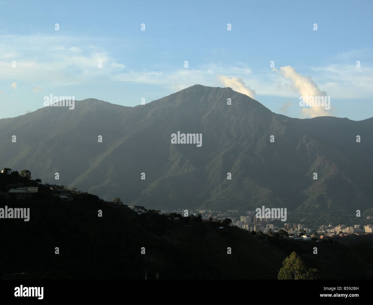 Cerro avila, avila mountain, Caracas valley Stock Photo