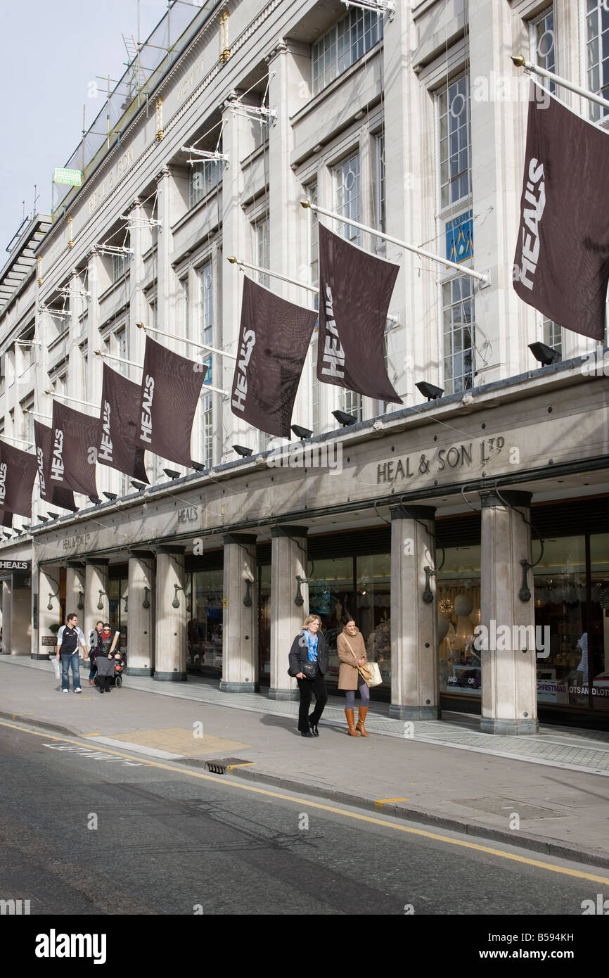 Heals Department Store Tottenham Court Road London Stock Photo Alamy