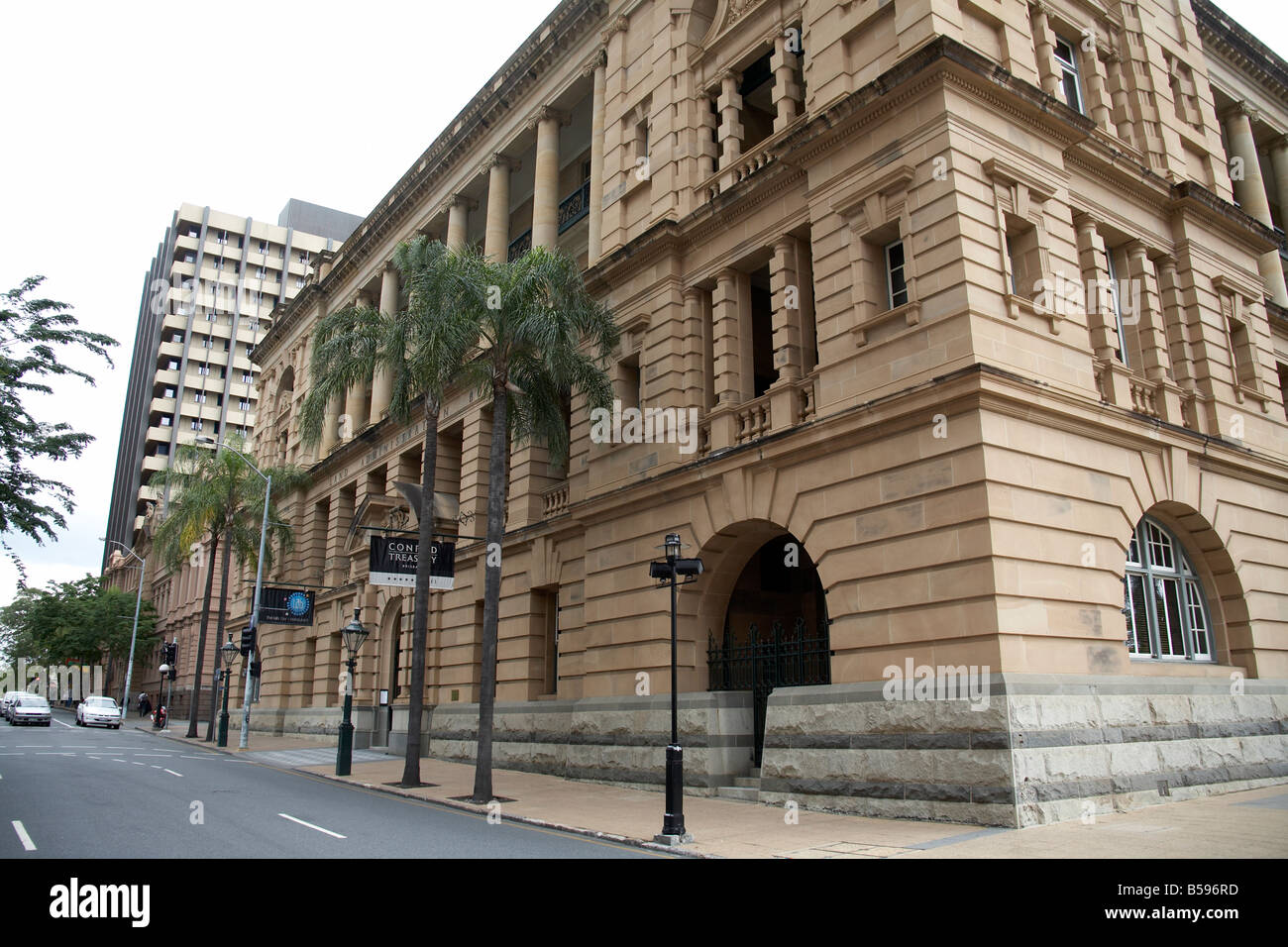 old victorian colonial house city building in Brisbane Queensland QLD