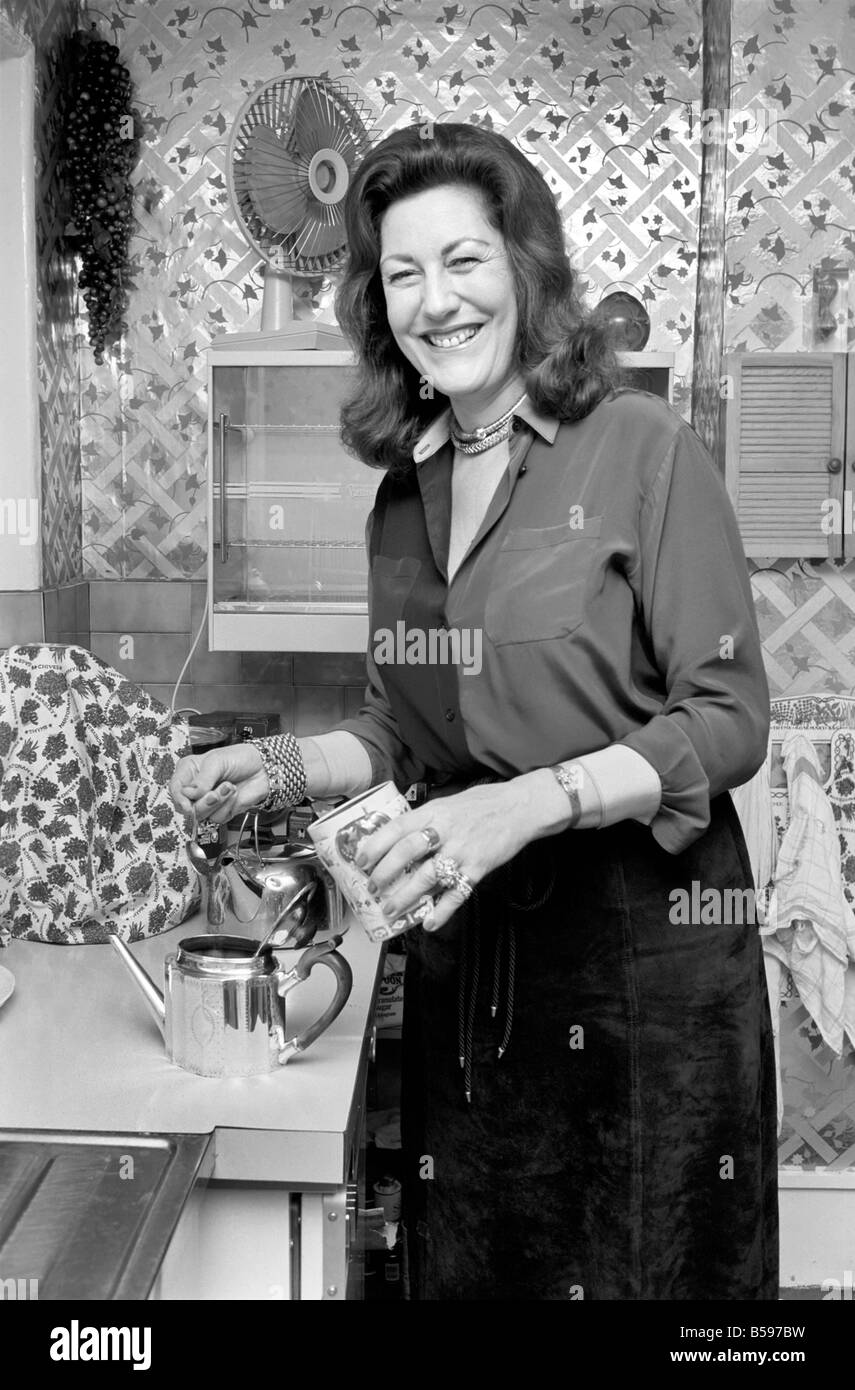 Drink Tea A lady from high society shows how she makes her idea of a