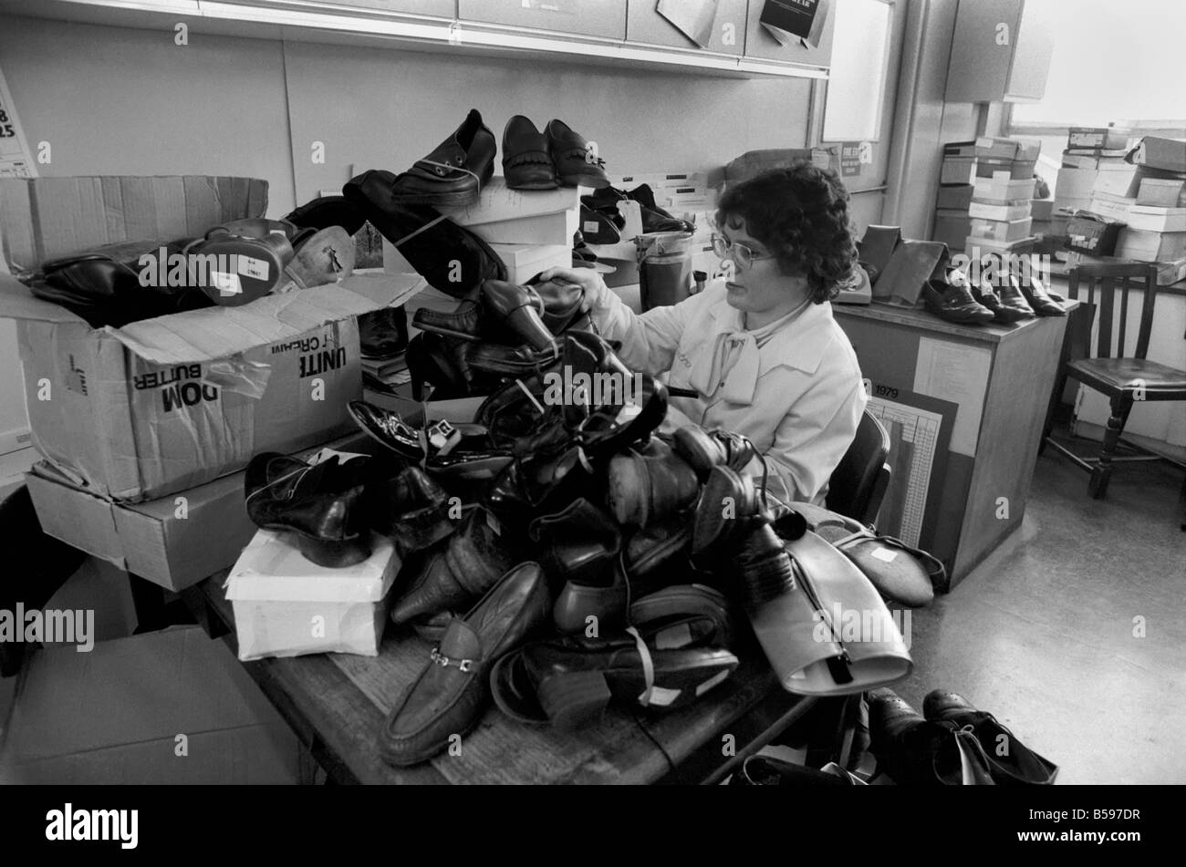 The Shoe Tester Mrs. Isobel Bingham is a Shoe Inspector employed by