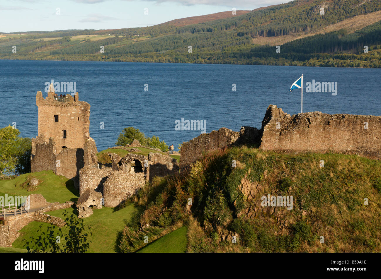Urquhart Castle Loch Ness Scotland UK Stock Photo