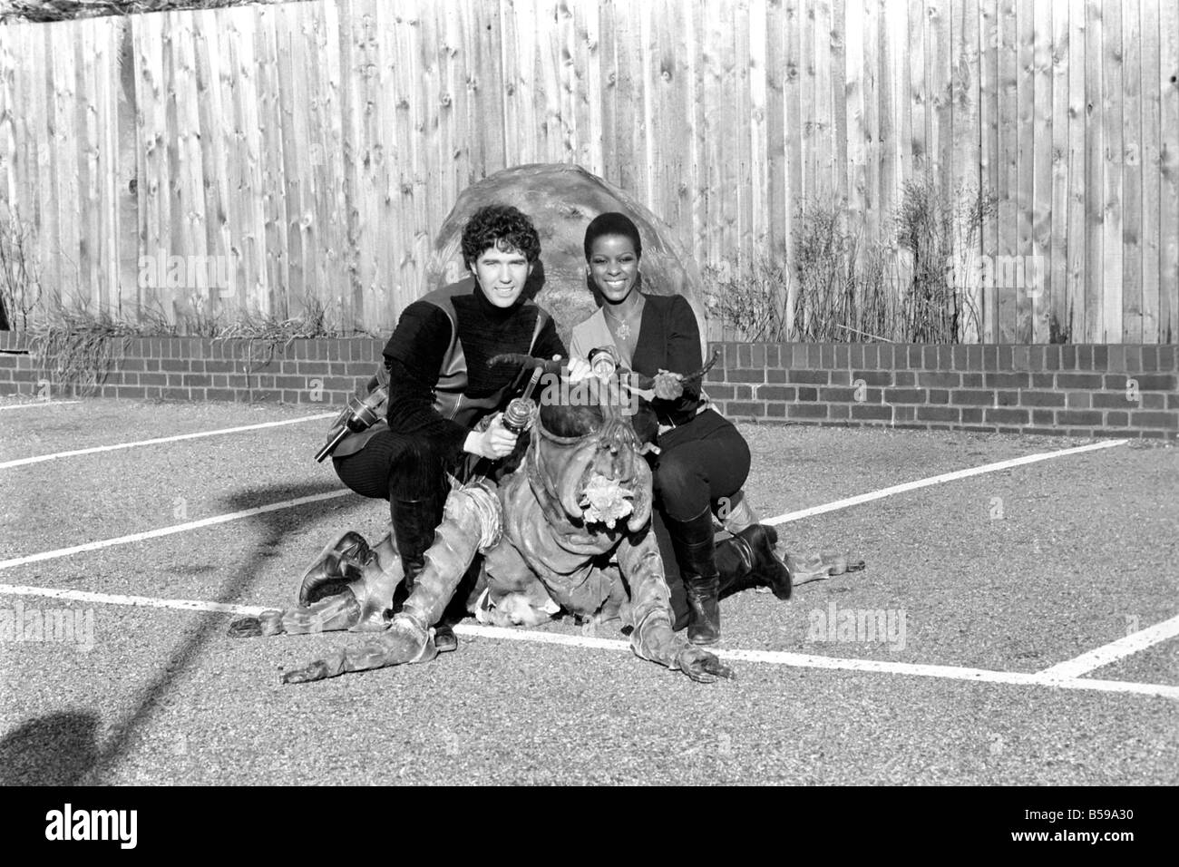 Josette Simon and Steven Pacey join the cast of 'Blake's Seven' when the space adventure series returns to BBC-1 for a thirteen Stock Photo