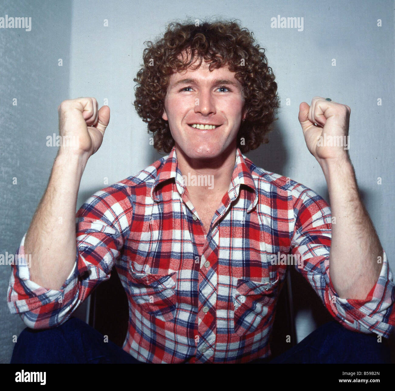 Davie Provan Celtic football player January 1980 Stock Photo