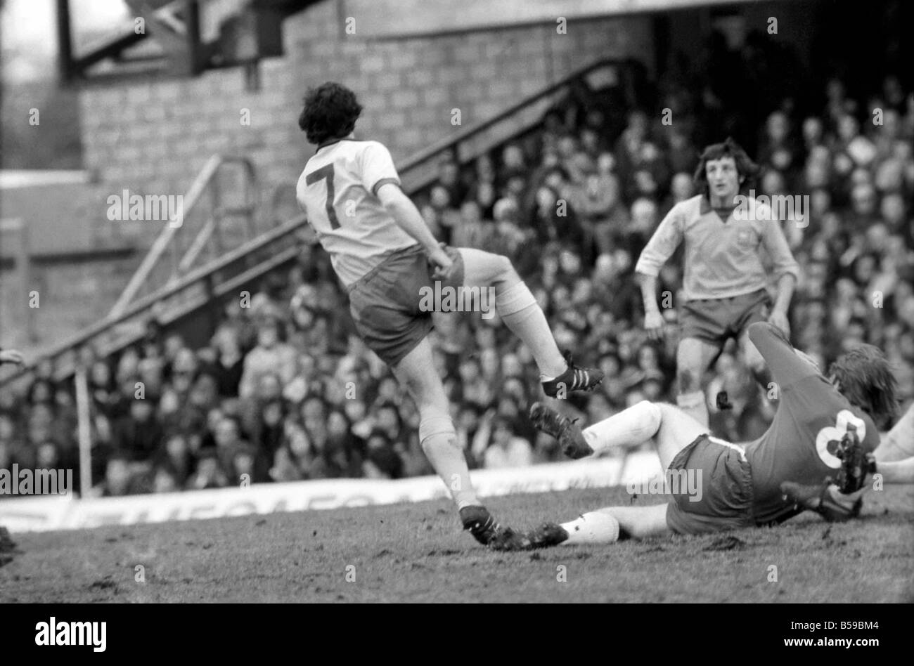 Chelsea (0) v. Ipswich (0). March 1975 75-1713-037 Stock Photo