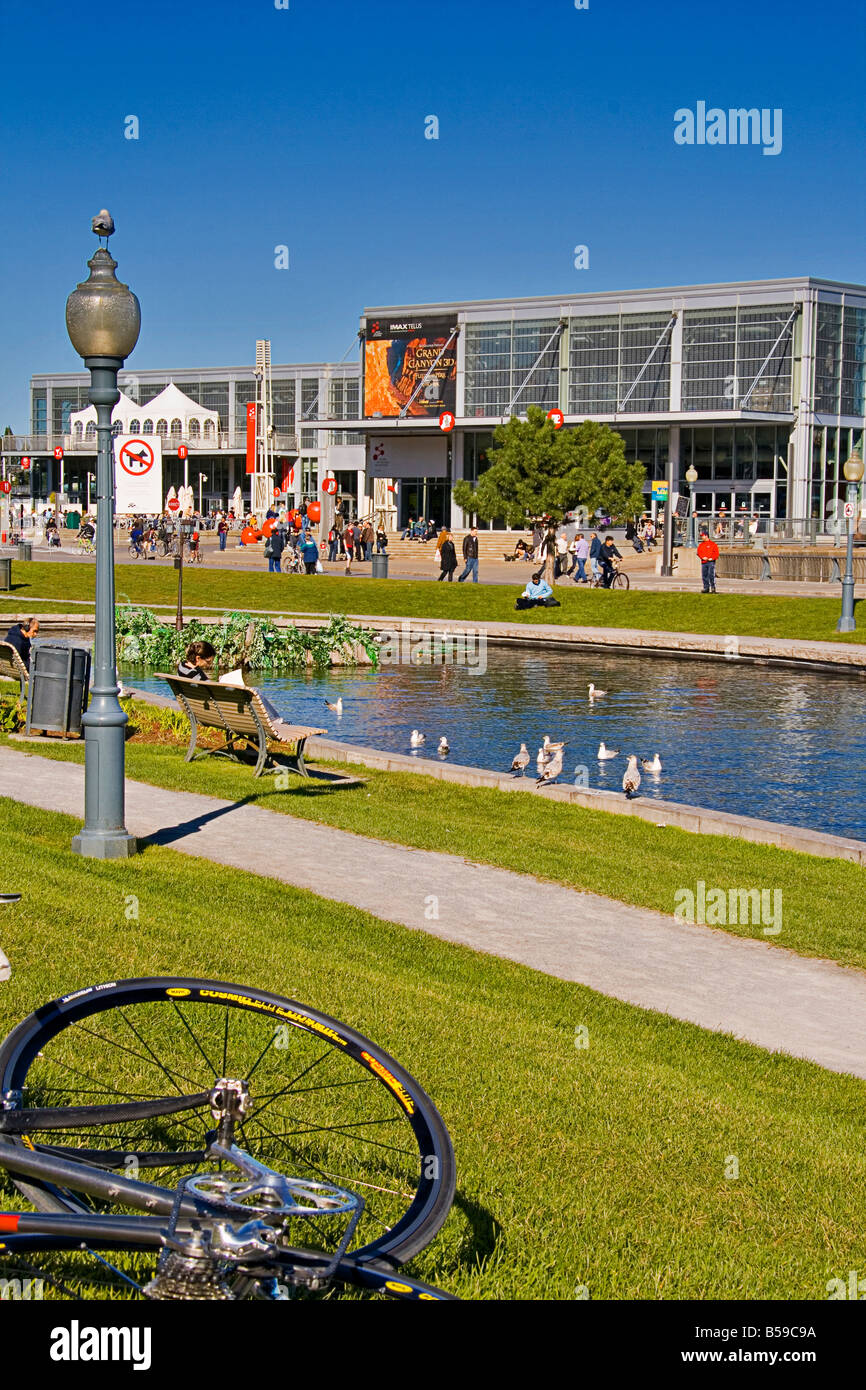 Montreal Science Center Waterfront Park Montreal Quebec Canada Stock